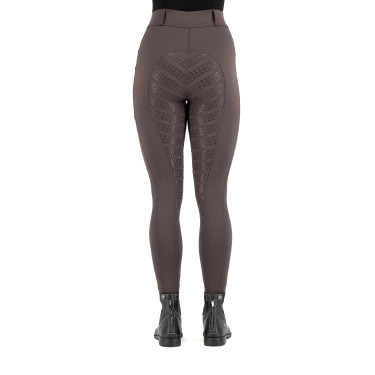 Reitleggings Imperial Riding Tamara FullGrip Damen Marmor Grau