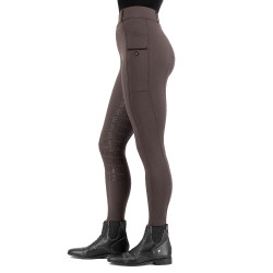 Reitleggings Imperial Riding Tamara FullGrip Damen Marmor Grau