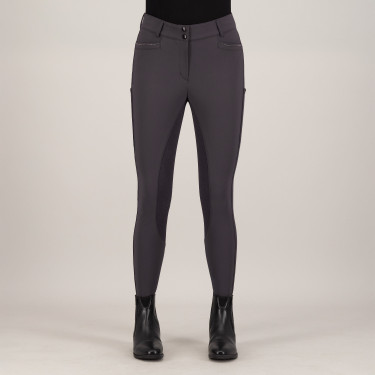 Euro-Star Arielle Connect FullGrip Reithose Damen Magnetgrau