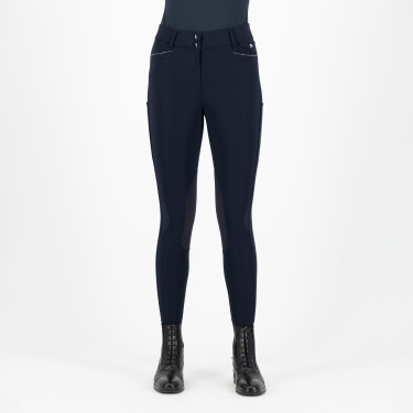Reithose Euro-Star Arielle Connect Kniebesatz Damen Nacht Blau