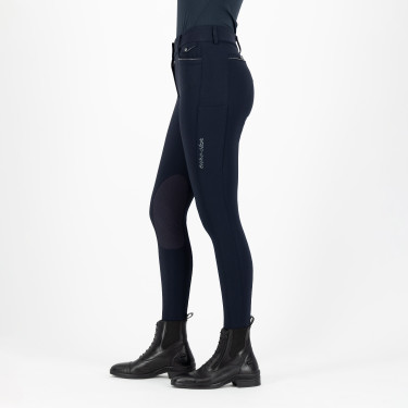 Reithose Euro-Star Arielle Connect Kniebesatz Damen Nacht Blau