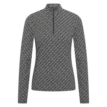 Anti-UV-Polo HV Polo Manja Damen Schwarz