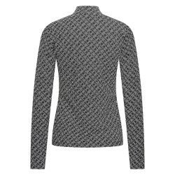 Anti-UV-Polo HV Polo Manja Damen Schwarz