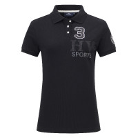 HV Polo Favourite Damen-Poloshirt Schwarz