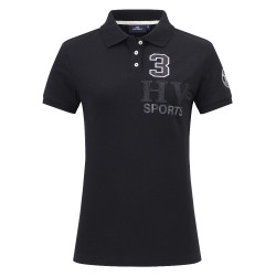 HV Polo Favourite Damen-Poloshirt Schwarz