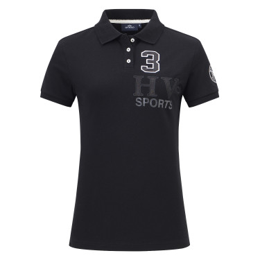 HV Polo Favourite Damen-Poloshirt Schwarz