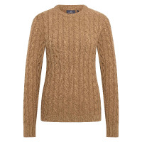 Damenpullover HV Polo Tally Stroh Braun