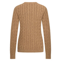 Damenpullover HV Polo Tally Stroh Braun