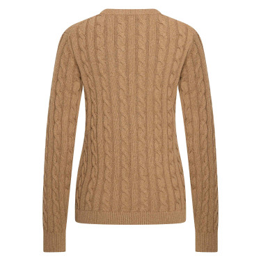 Damenpullover HV Polo Tally Stroh Braun