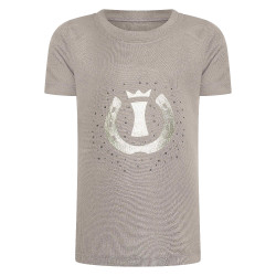 Imperial Riding Hally Kurzarm-T-Shirt Kinder Holzkohle Grau