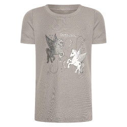 T-Shirt Imperial Riding Star Sky Kinder Holzkohle Grau