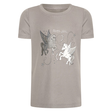 T-Shirt Imperial Riding Star Sky Kinder Holzkohle Grau