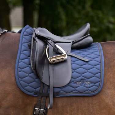 Satteldecke HV Polo Joan Dressur Marine Marineblau