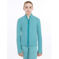 LeMieux Fleece mit Reißverschluss Felicity Young Rider Lagune Blau