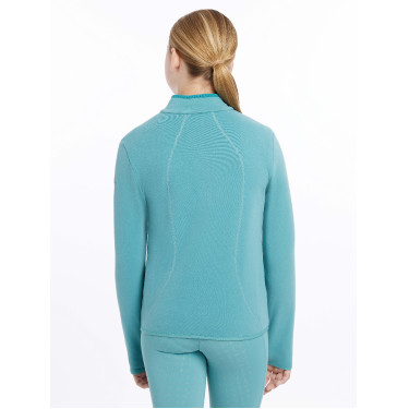 LeMieux Fleece mit Reißverschluss Felicity Young Rider Lagune Blau