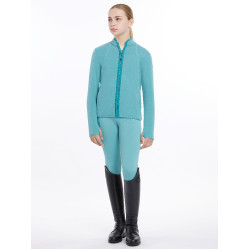 LeMieux Fleece mit Reißverschluss Felicity Young Rider Lagune Blau
