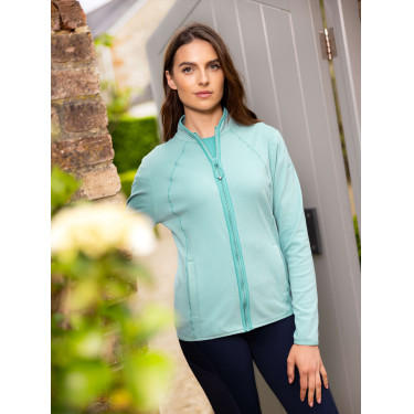 Fleecejacke mit Reißverschluss Faye LeMieux Aqua Fleecejacke mit Reißverschluss Faye LeMieux Aqua