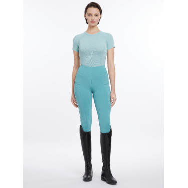 Kurzarm-T-Shirt LeMieux nahtlos Britney Aqua Kurzarm-T-Shirt LeMieux nahtlos Britney Aqua