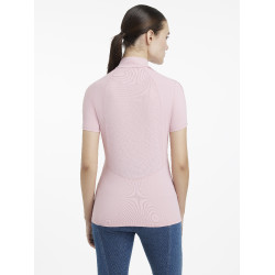 Kurzarm-Baselayer Maria LeMieux Blüte Lila