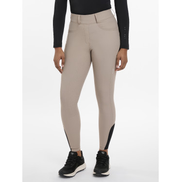 Reitleggings Amy LeMieux Damen Pekannuss Beige