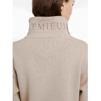 LeMieux Pullover Damen Keira mit Viertelreißverschluss Mandel Beige