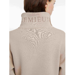 LeMieux Pullover Damen Keira mit Viertelreißverschluss Mandel Beige