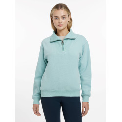 LeMieux Pullover Damen Keira mit Viertelreißverschluss Aqua