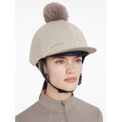 Mesh-Mütze Maria LeMieux Mandel Beige