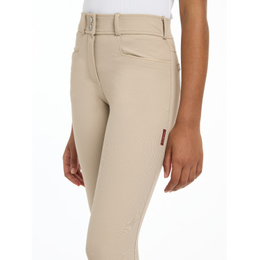 LeMieux Reithose mit Silikonbesatz Izzy Young Rider Mandel Beige