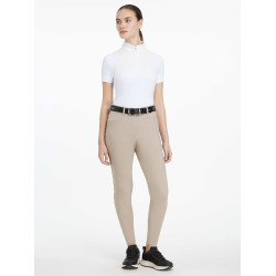 LeMieux Damen-Reithose Isabelle mit Kniegrip Mandel Beige