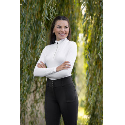 Damen-Polo Active Shirt Covalliero Weiß Wei&amp;szlig;