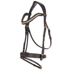 Trensenzaum Clincher Covalliero Braun