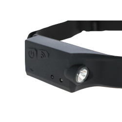 LED-Stirnlampe HeadFire 280 Sensor Covalliero Schwarz