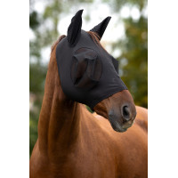 Fliegenschutzmaske FinoStretch Zipper Covalliero Schwarz