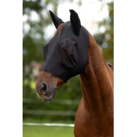 Fliegenschutzmaske FinoStretch Zipper Covalliero Schwarz