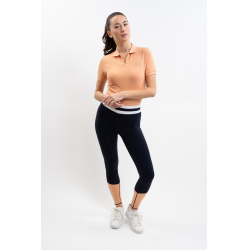 Leggings Full Grip Harcour Brookie Marine / Apricot Marineblau