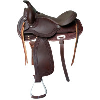 Western Reitsattel Natowa Leder, Border Stamp – 143