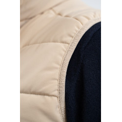 Ärmellose Weste Boston Harcour Herren Leinen Beige