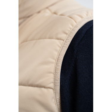 Ärmellose Weste Boston Harcour Herren Leinen Beige