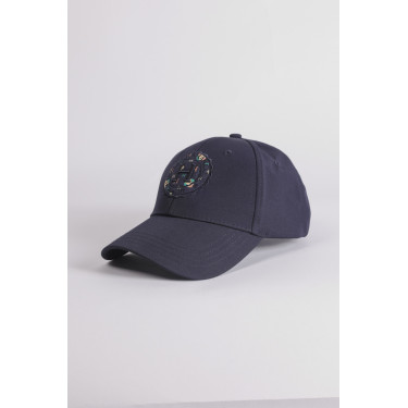 Casquette Cajou Harcour Marine Mosaik Marineblau