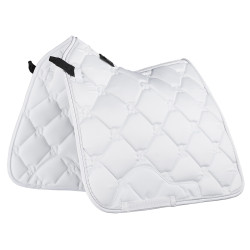 Satteldecke Dressur Bates Weiß Weiß