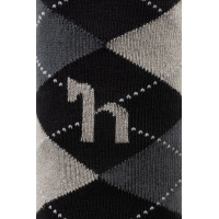 Rautenmuster-Socken Horze Holly Schwarz Rautenmuster-Socken Horze Holly Schwarz