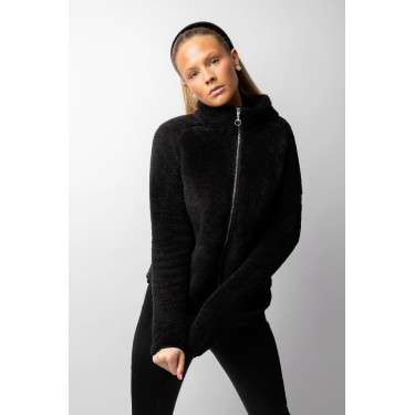 Teddybär-Fleecejacke Merida Horze Damen Schwarz Teddybär-Fleecejacke Merida Horze Damen Schwarz
