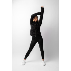 Teddybär-Fleecejacke Merida Horze Damen Schwarz Teddybär-Fleecejacke Merida Horze Damen Schwarz