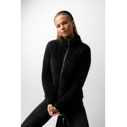 Teddybär-Fleecejacke Merida Horze Damen Schwarz Teddybär-Fleecejacke Merida Horze Damen Schwarz