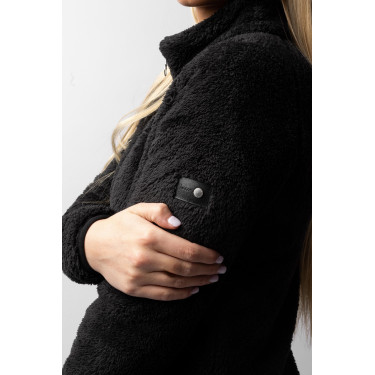 Teddybär-Fleecejacke Merida Horze Damen Schwarz Teddybär-Fleecejacke Merida Horze Damen Schwarz