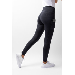 Damen High-Waist-Leggings Lara B Vertigo Dunkelmarine / Weiß Blau Damen High-Waist-Leggings Lara B Vertigo Dunkelmarine / Weiß Blau