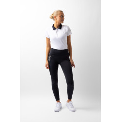 Damen High-Waist-Leggings Lara B Vertigo Dunkelmarine / Weiß Blau Damen High-Waist-Leggings Lara B Vertigo Dunkelmarine / Weiß Blau