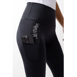 Damen High-Waist-Leggings Lara B Vertigo Dunkelmarine / Weiß Blau Damen High-Waist-Leggings Lara B Vertigo Dunkelmarine / Weiß Blau