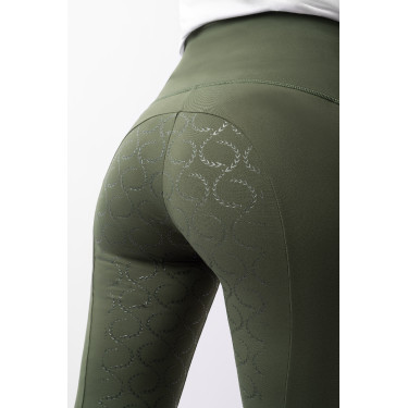 Damen-Reitleggings Gillian Horze mit hohem Bund und Vollbesatz aus Silikon Damen-Reitleggings Gillian Horze mit hohem Bund und Vollbesatz aus Silikon